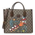 Gucci Disney GG Supreme Small Donald Duck Tote  – Beige