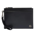 Gucci GG Marmont Smooth Leather Pouch – Black