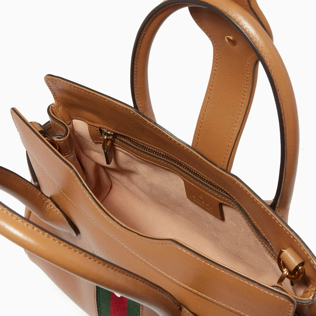 Gucci Small Dahlia GG Handle Bag – Brown