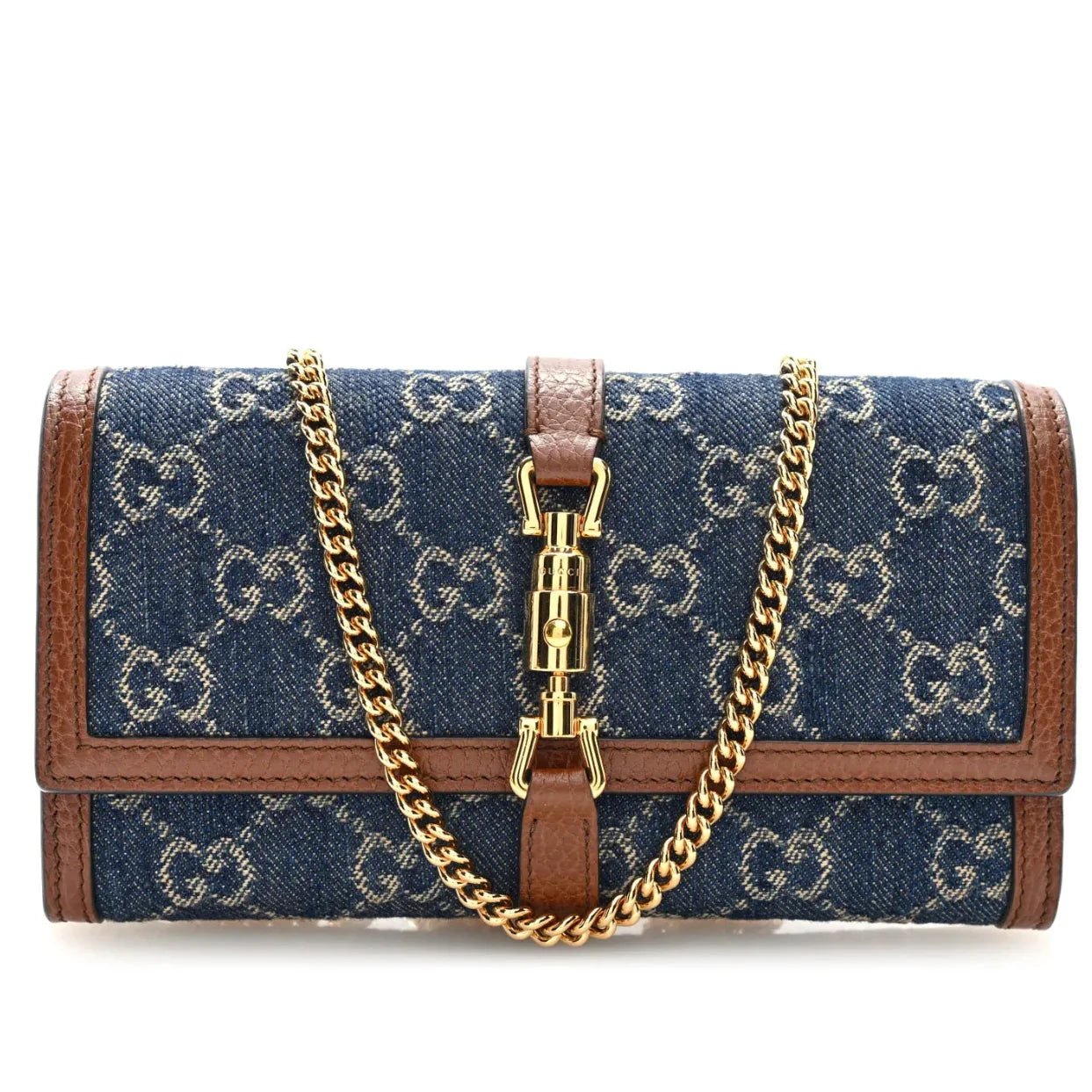 Gucci Jackie 1961 Chain Wallet – Blue