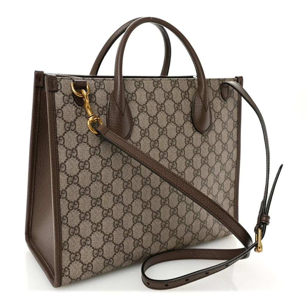 Gucci Disney GG Supreme Small Donald Duck Tote  – Beige