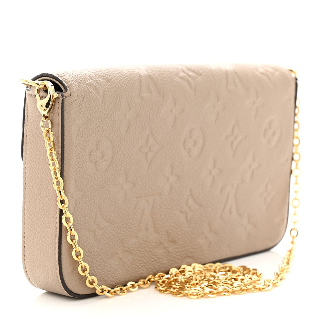 Louis Vuitton Pochette Félicie Wallet Shoulder Bag - Tourterelle