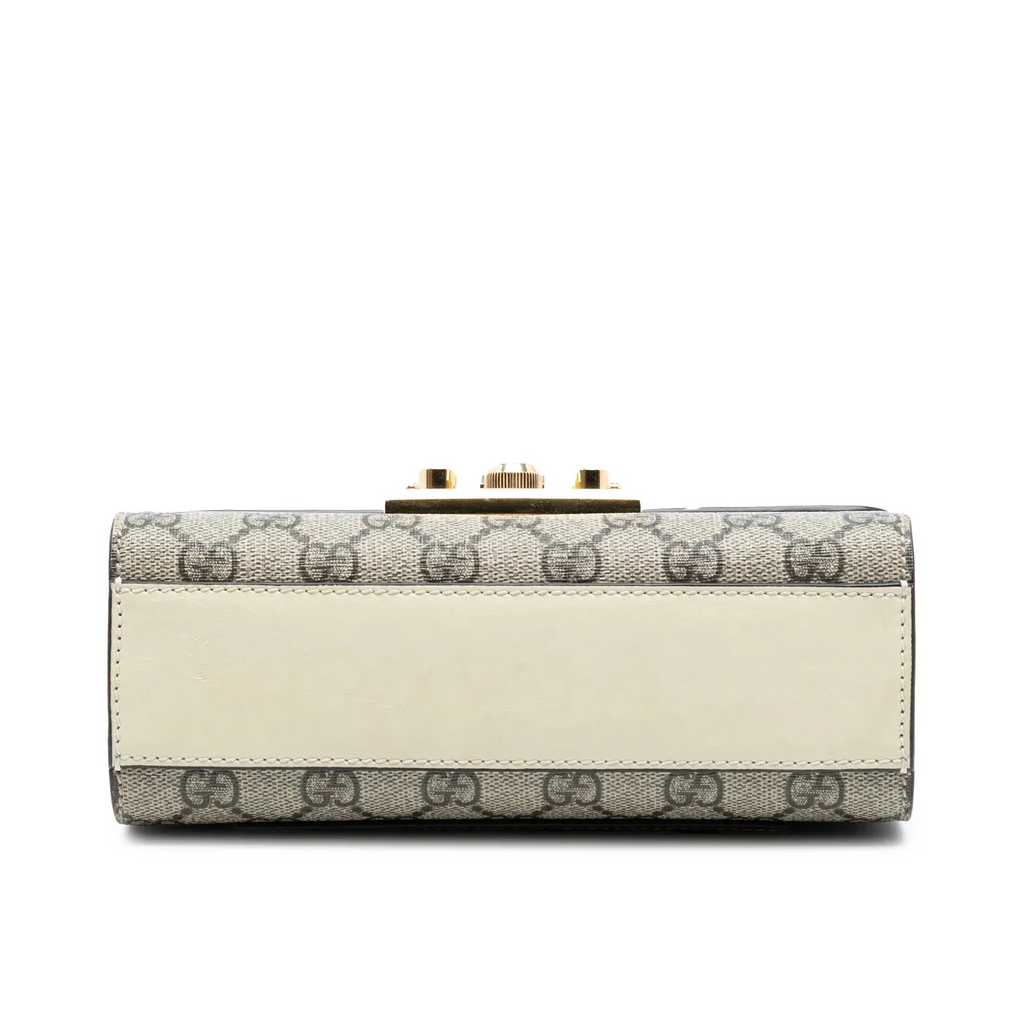 Gucci Padlock GG Supreme Shoulder Bag –  Beige