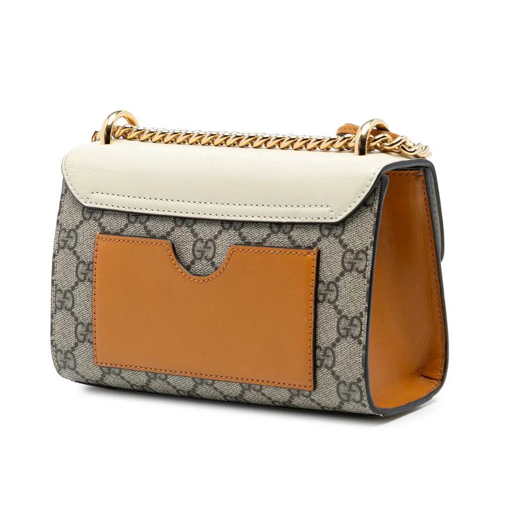 Gucci Padlock GG Supreme Shoulder Bag –  Beige