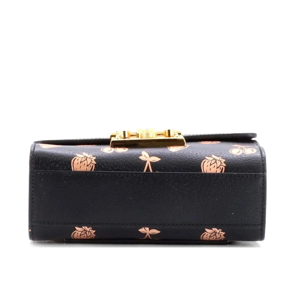 Gucci Padlock Small Berry Shoulder Bag – Black