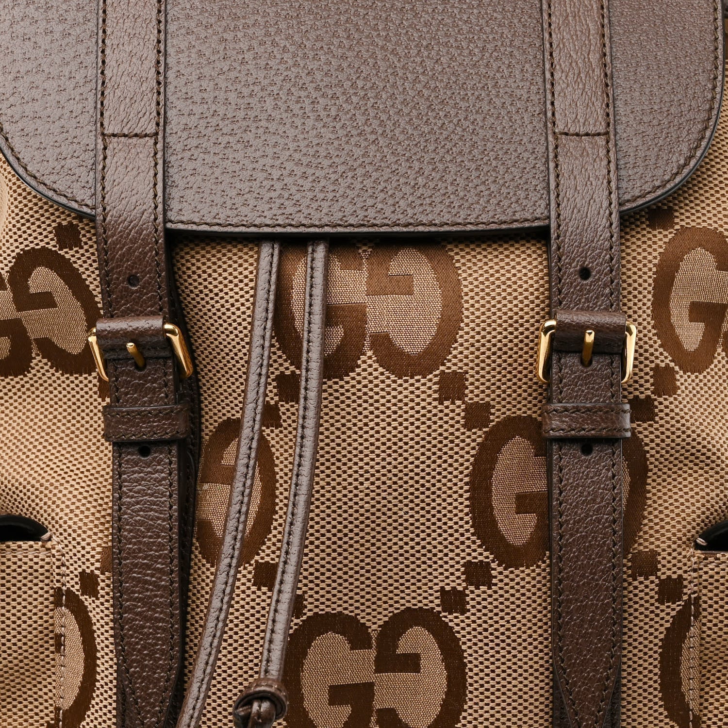 Gucci Jumbo GG Backpack – Brown