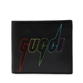 Gucci Blade Embroidery Leather Wallet – Black