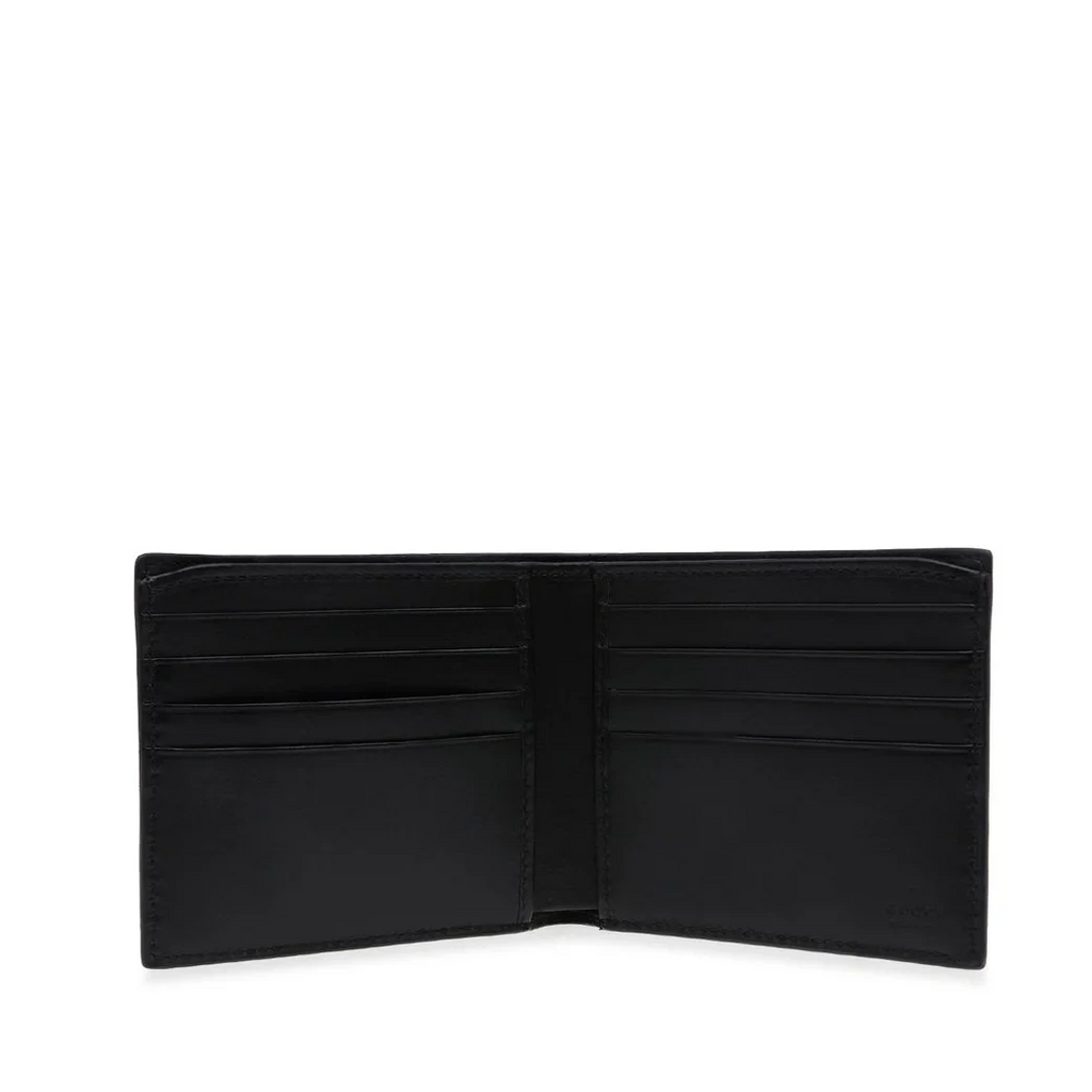 Gucci Blade Embroidery Leather Wallet – Black