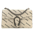 Gucci X Balenciaga Calfskin Dionysus Small Shoulder Bag  – White