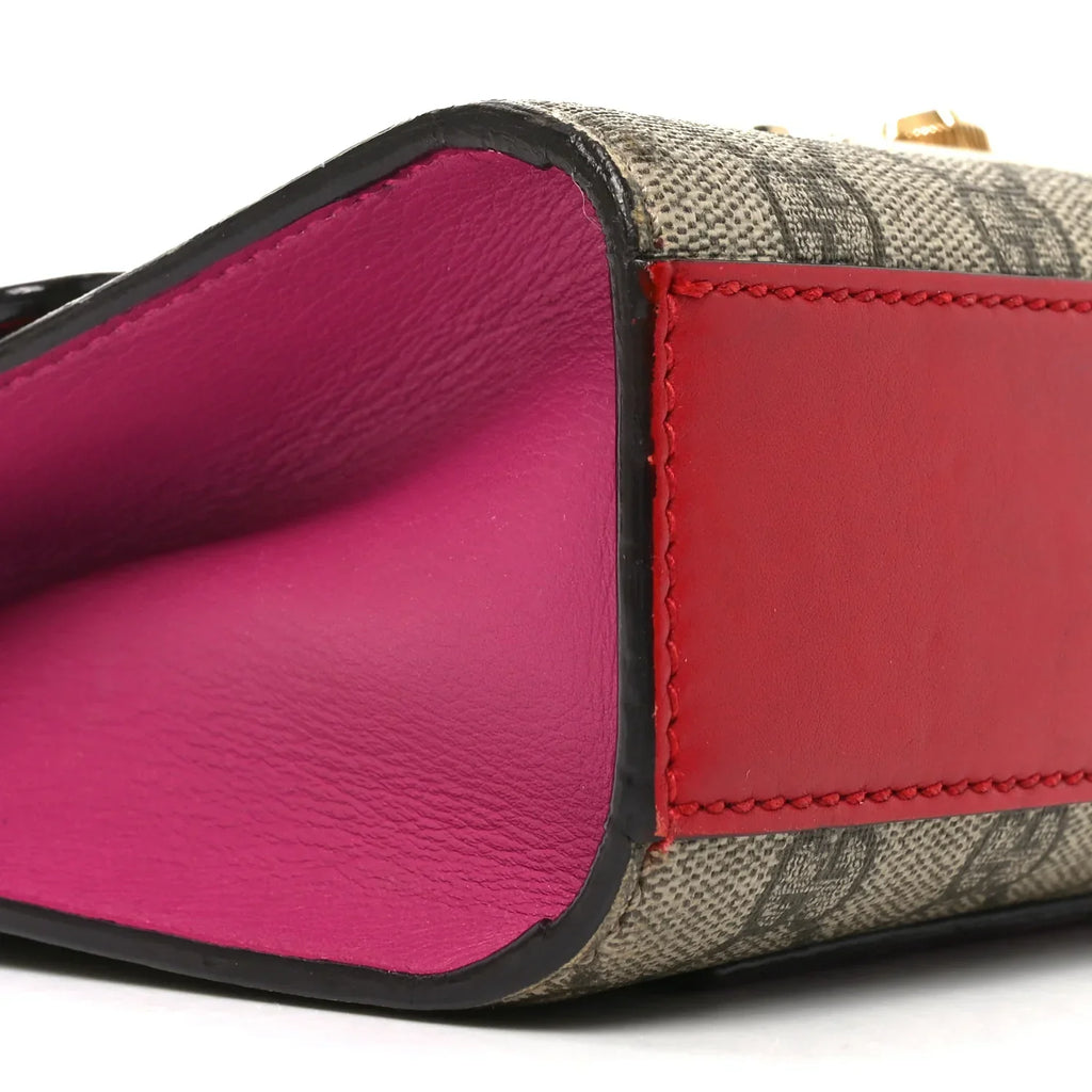Gucci Padlock Small Shoulder Bag – Red