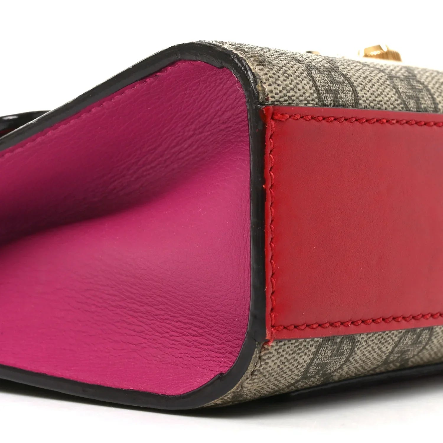 Gucci Padlock Small Shoulder Bag – Red