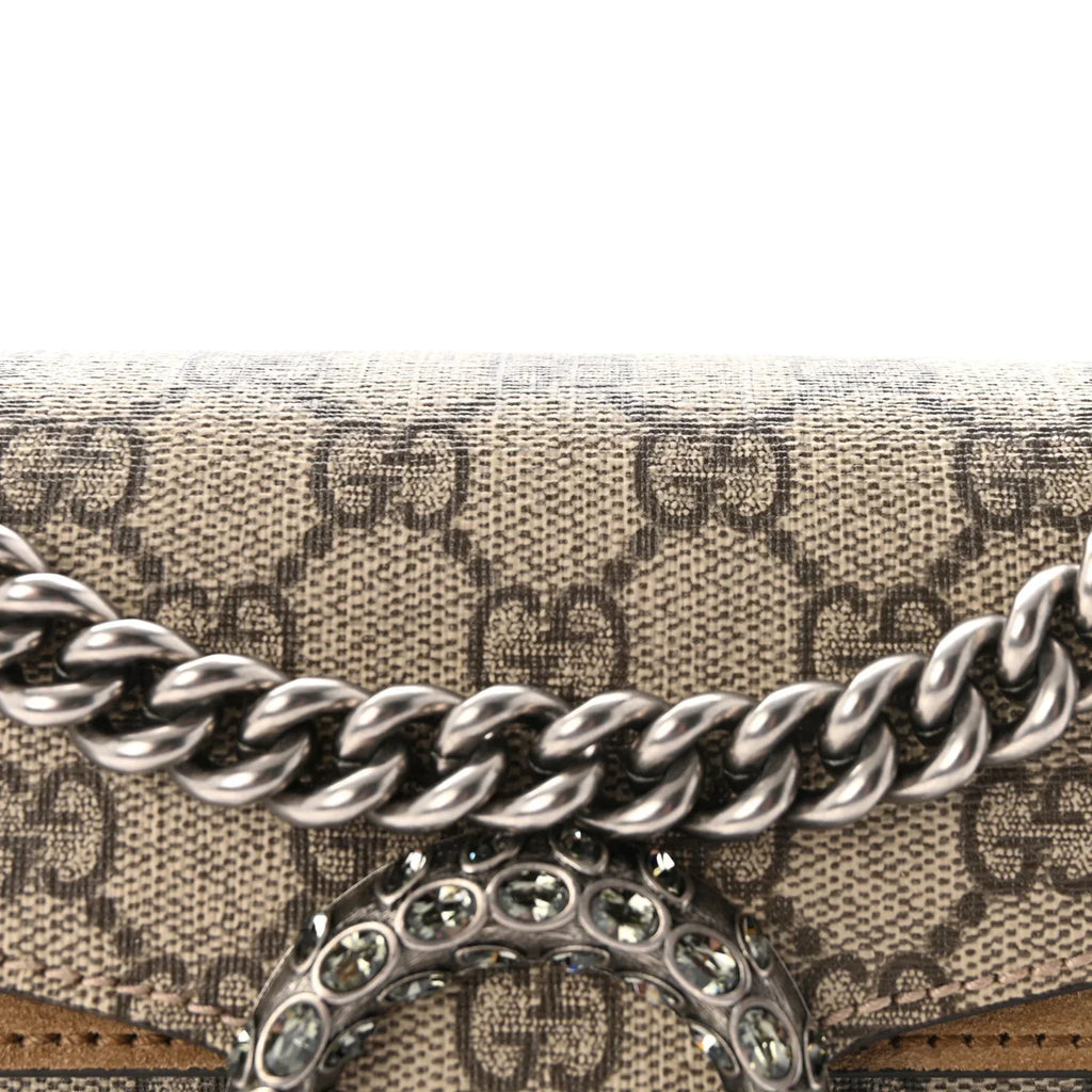 Gucci GG Supreme Dionysus Medium Shoulder Bag – Beige