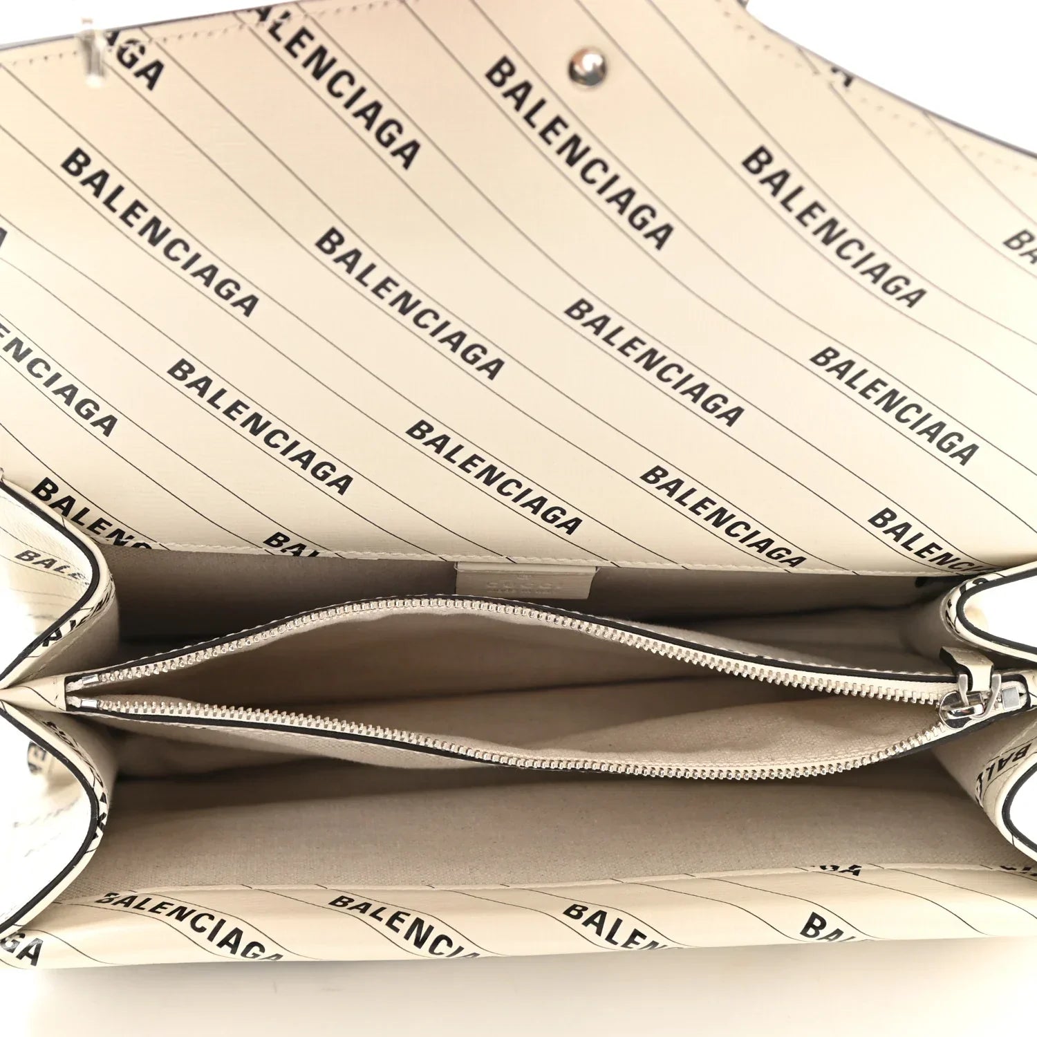 Gucci X Balenciaga Calfskin Dionysus Small Shoulder Bag  – White