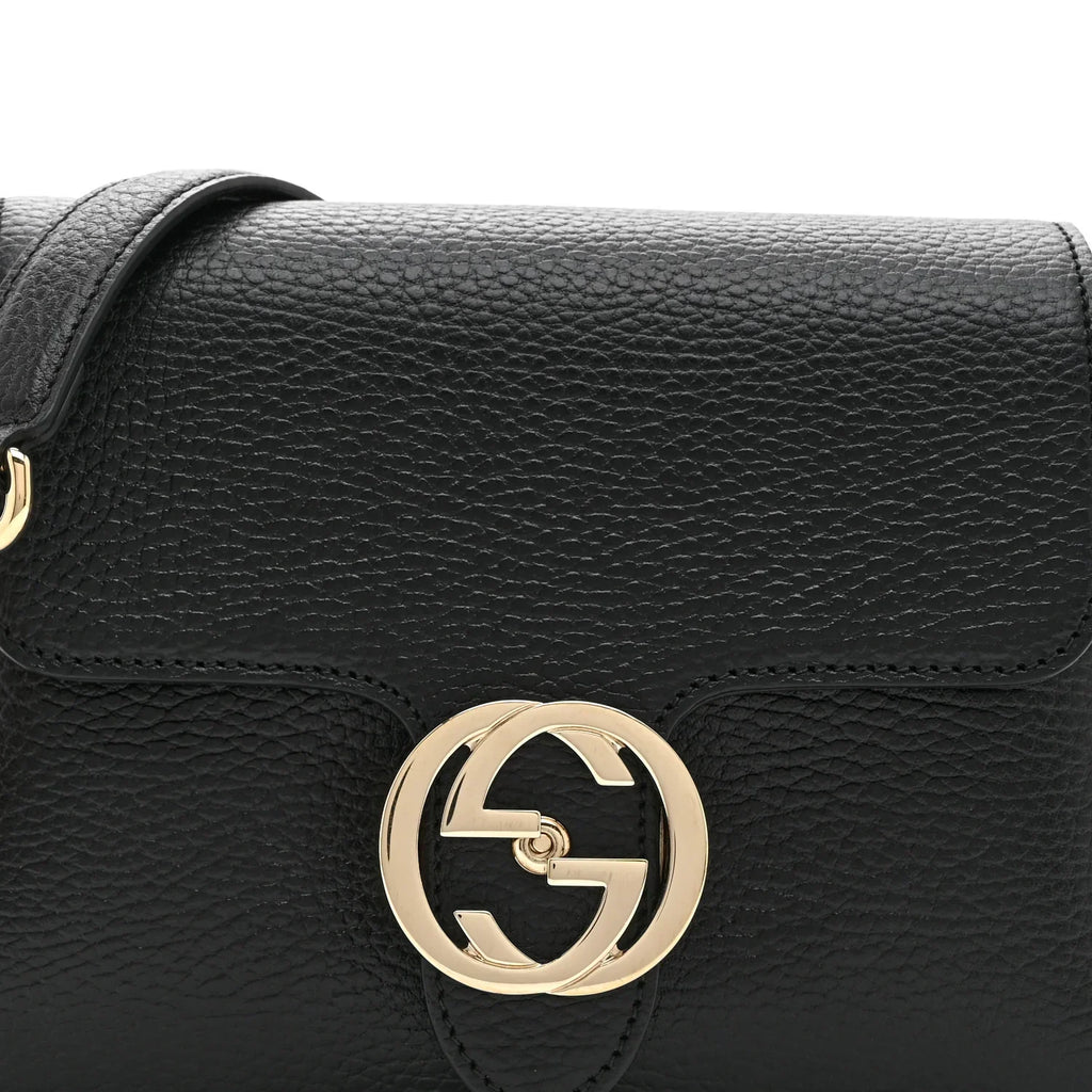 Gucci Dollar Interlocking Chain Bag – Black