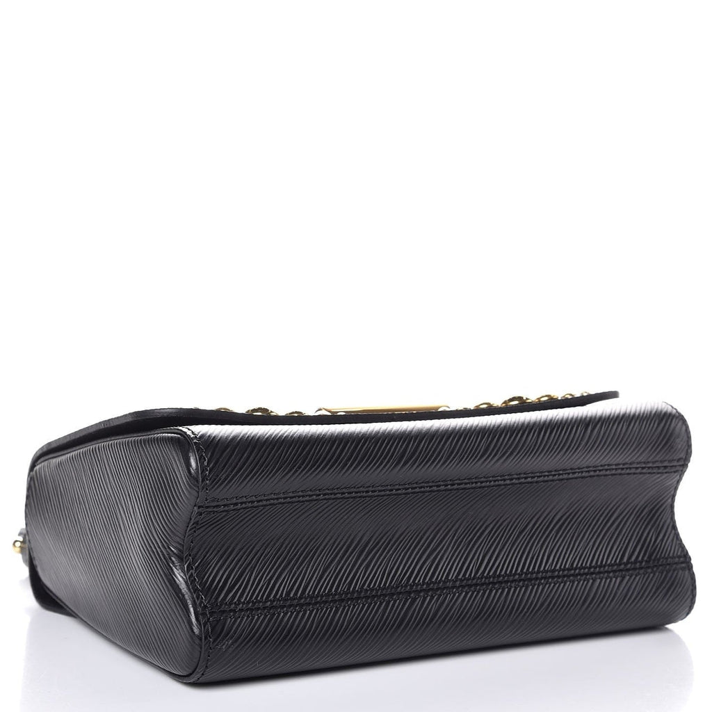 Louis Vuitton Twist Studded Epi MM Handbag - Black
