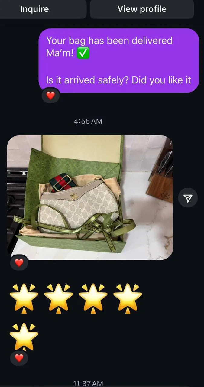 Customer review screenshot