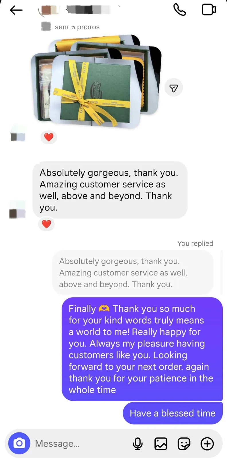 Customer review screenshot