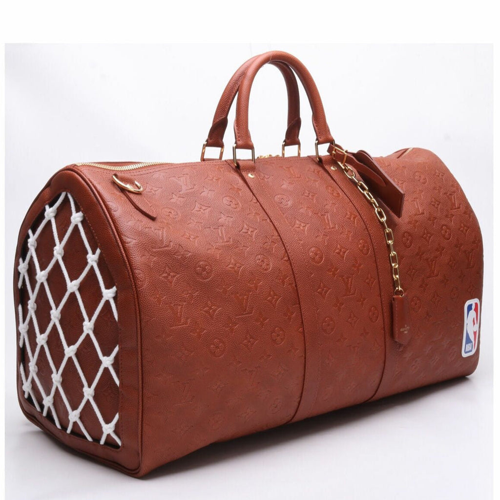 Louis Vuitton Keepall Bandoulière 55  Duffle Bag - Brown