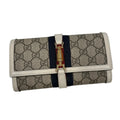 Gucci GG Supreme Jackie 1961 Chain Wallet – Beige