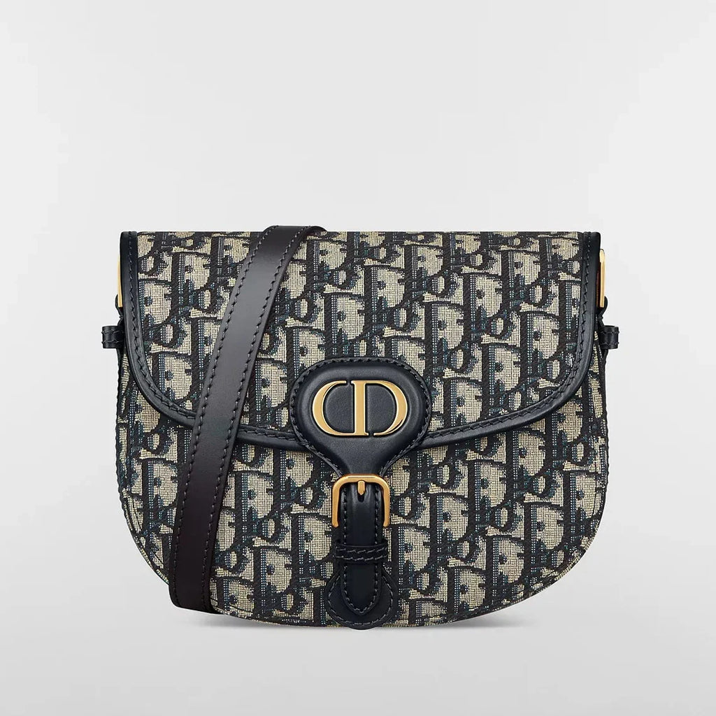Dior Medium Dior Oblique Jacquard Bobby Bag - Blue
