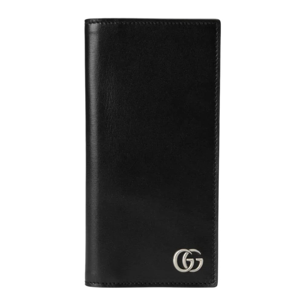 Gucci GG Marmont Vertical Leather Wallet – Black