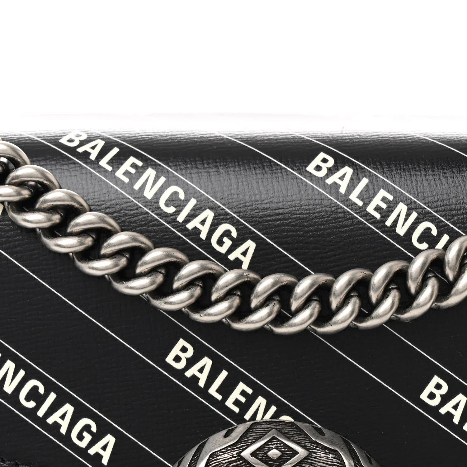 Gucci X Balenciaga Calfskin Dionysus Small Shoulder Bag – Black