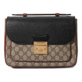 Gucci GG Supreme Padlock Shoulder Bag – Beige