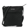 Gucci Guccissima Signature Messenger Bag – Black