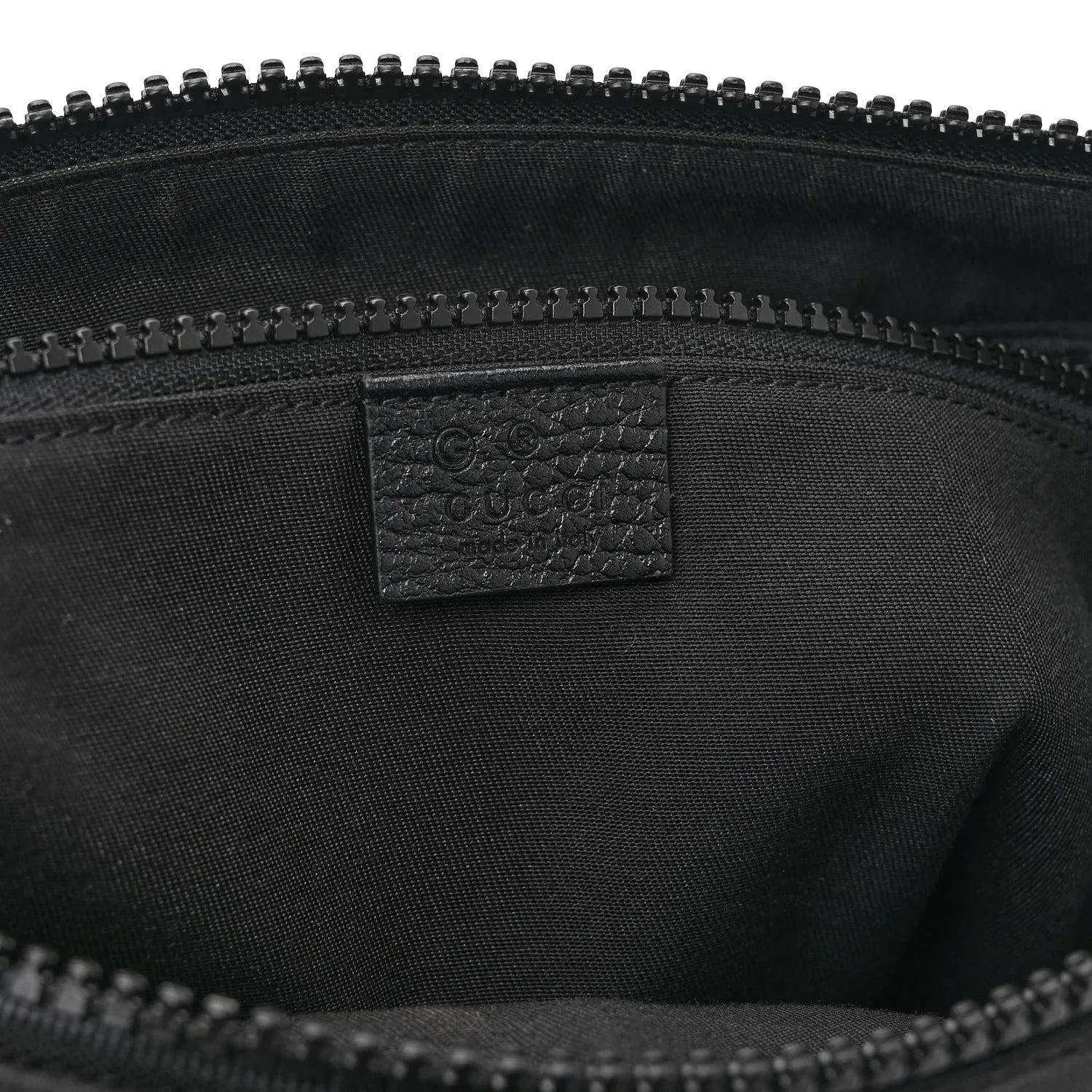 Gucci Guccissima Signature Messenger Bag – Black