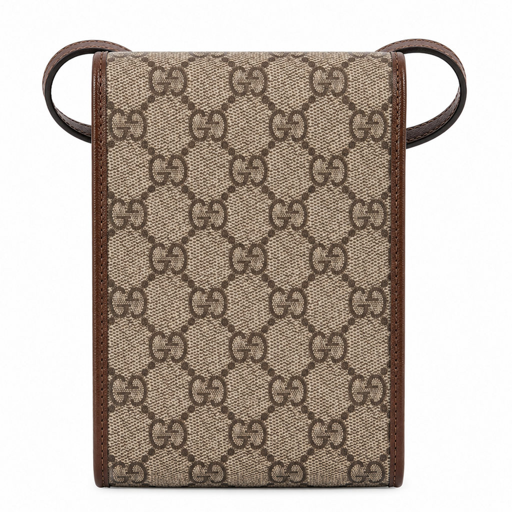 Gucci GG Supreme Mini Horsebit 1955 Crossbody Bag – Beige