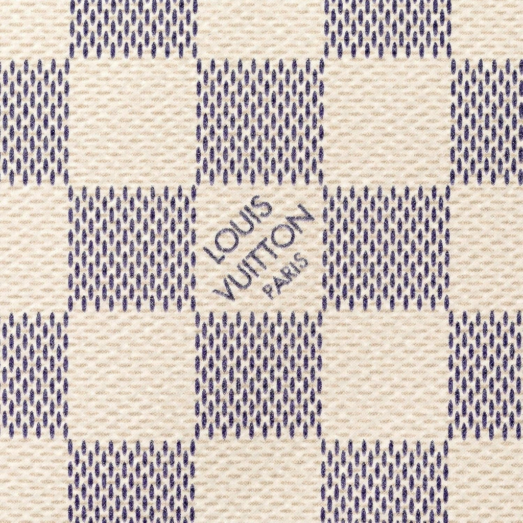 Louis Vuitton Damier Azur Mini Pochette Accessoires Chain Bag – White