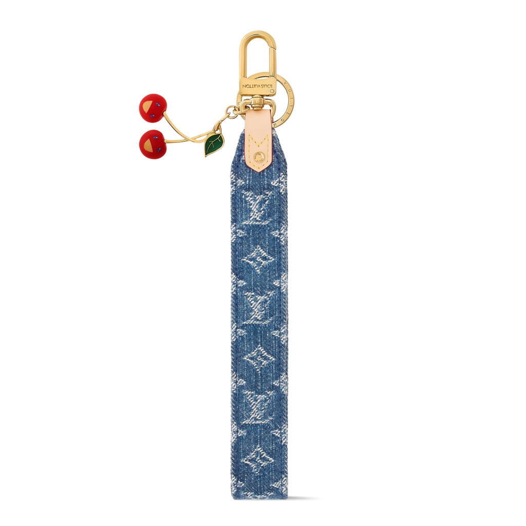 Louis Vuitton LV x TM Monogram Cherry Denim Sunset Shoulder Bag  – Blue