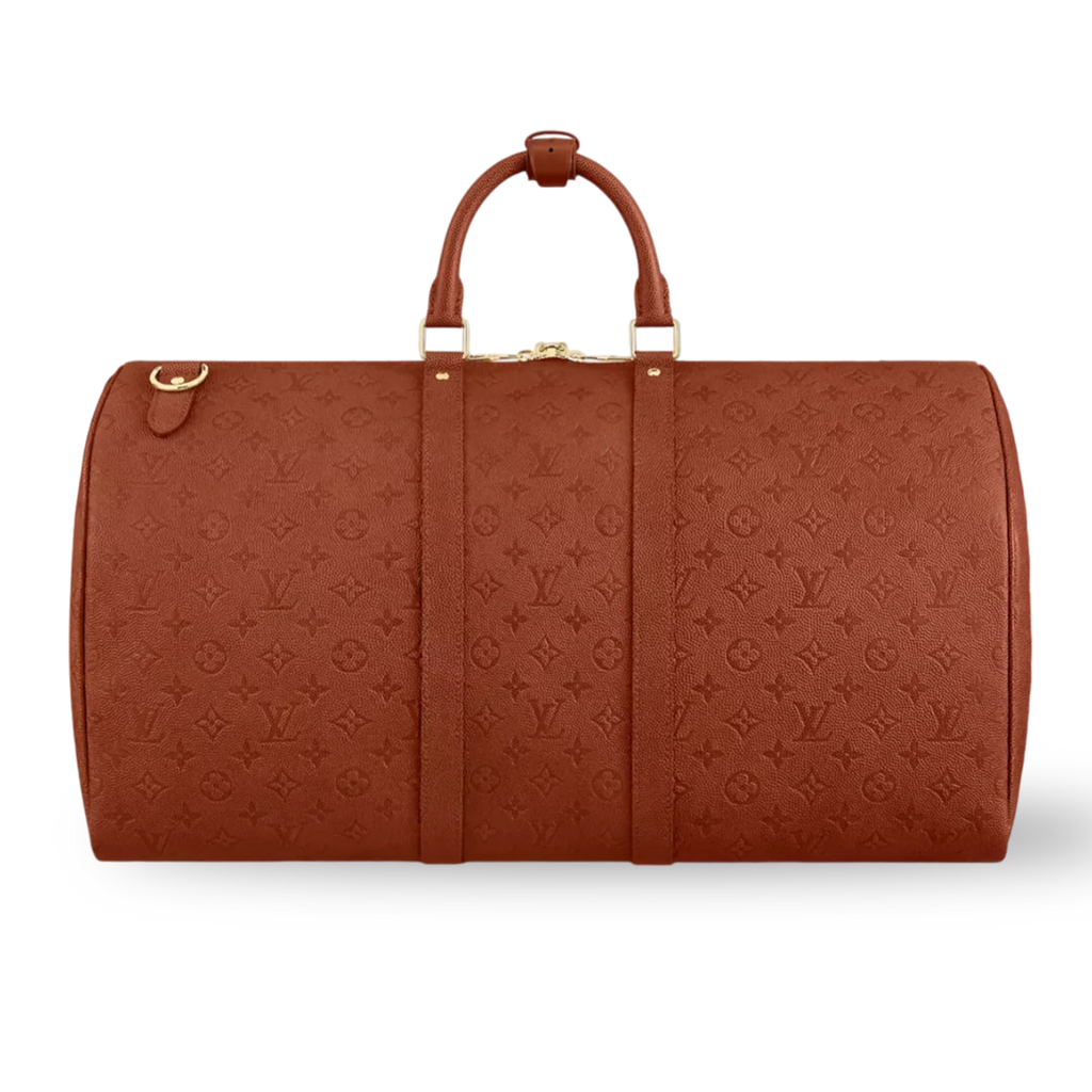 Louis Vuitton Keepall Bandoulière 55  Duffle Bag - Brown