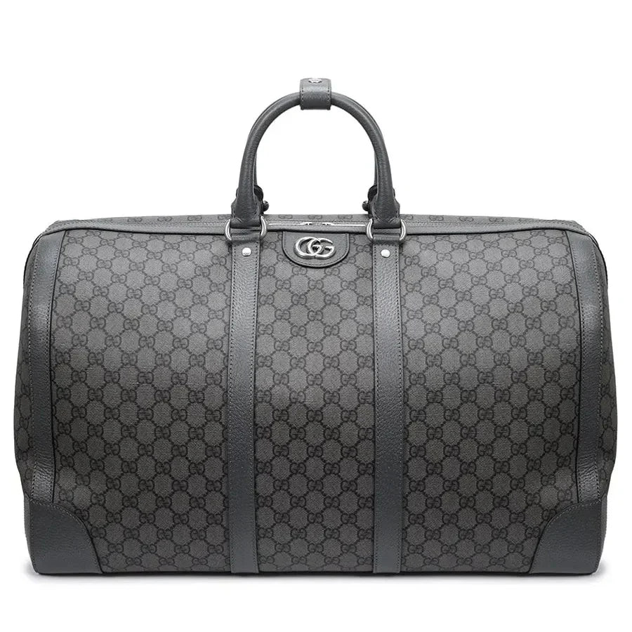 Gucci GG Supreme Canvas Ophidia Duffle Bag – Grey
