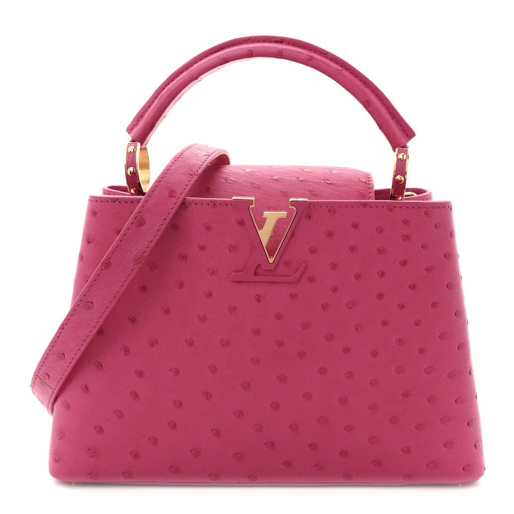 Louis Vuitton  Ostrich Capucines BB – Fuchsia