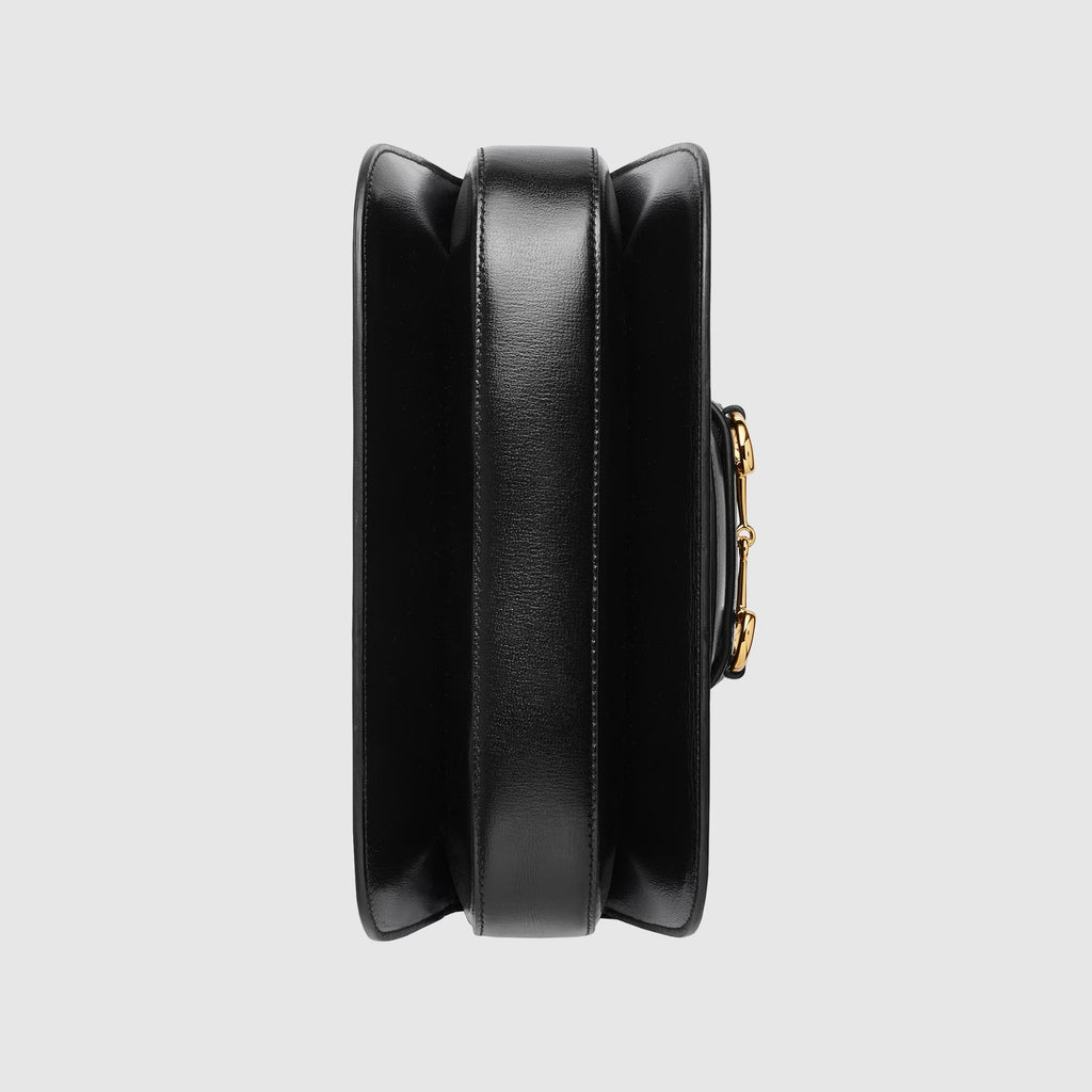 Gucci Horsebit 1955 Medium Shoulder Bag – Black