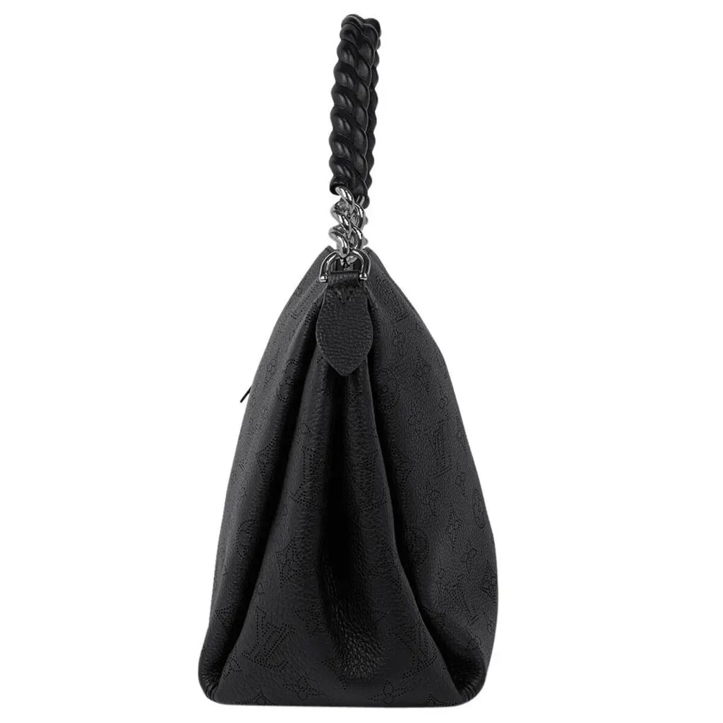 Louis Vuitton Mahina Babylone Chain BB Shoulder Bag - Black
