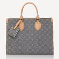 Louis Vuitton Monogram Denim OnTheGo MM Shoulder Bag – Trianon Grey