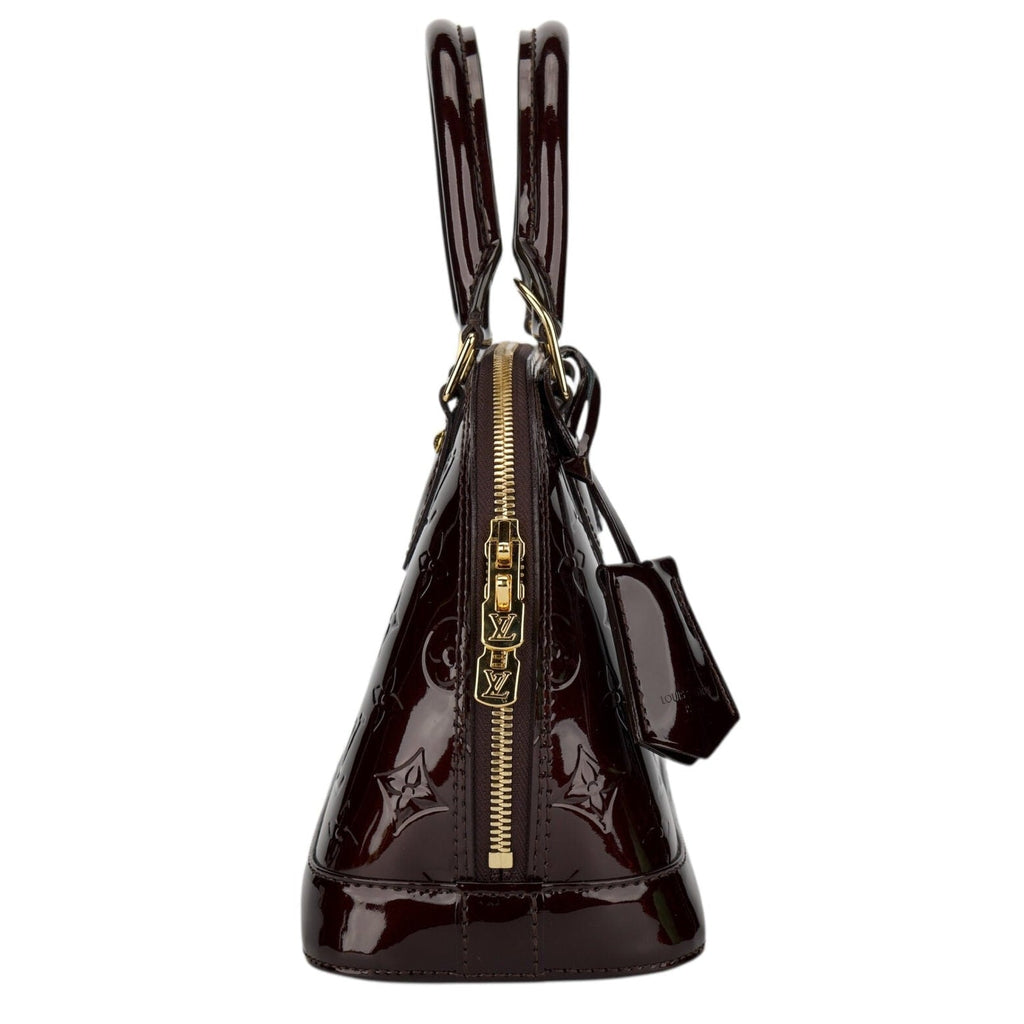 Louis Vuitton Vernis Alma BB Handbag - Amarante