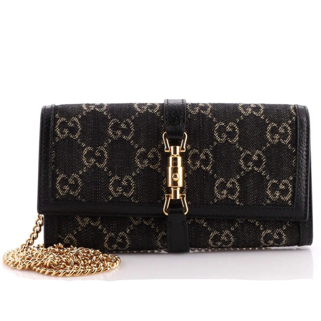 Gucci Jackie 1961 Chain Wallet – Black