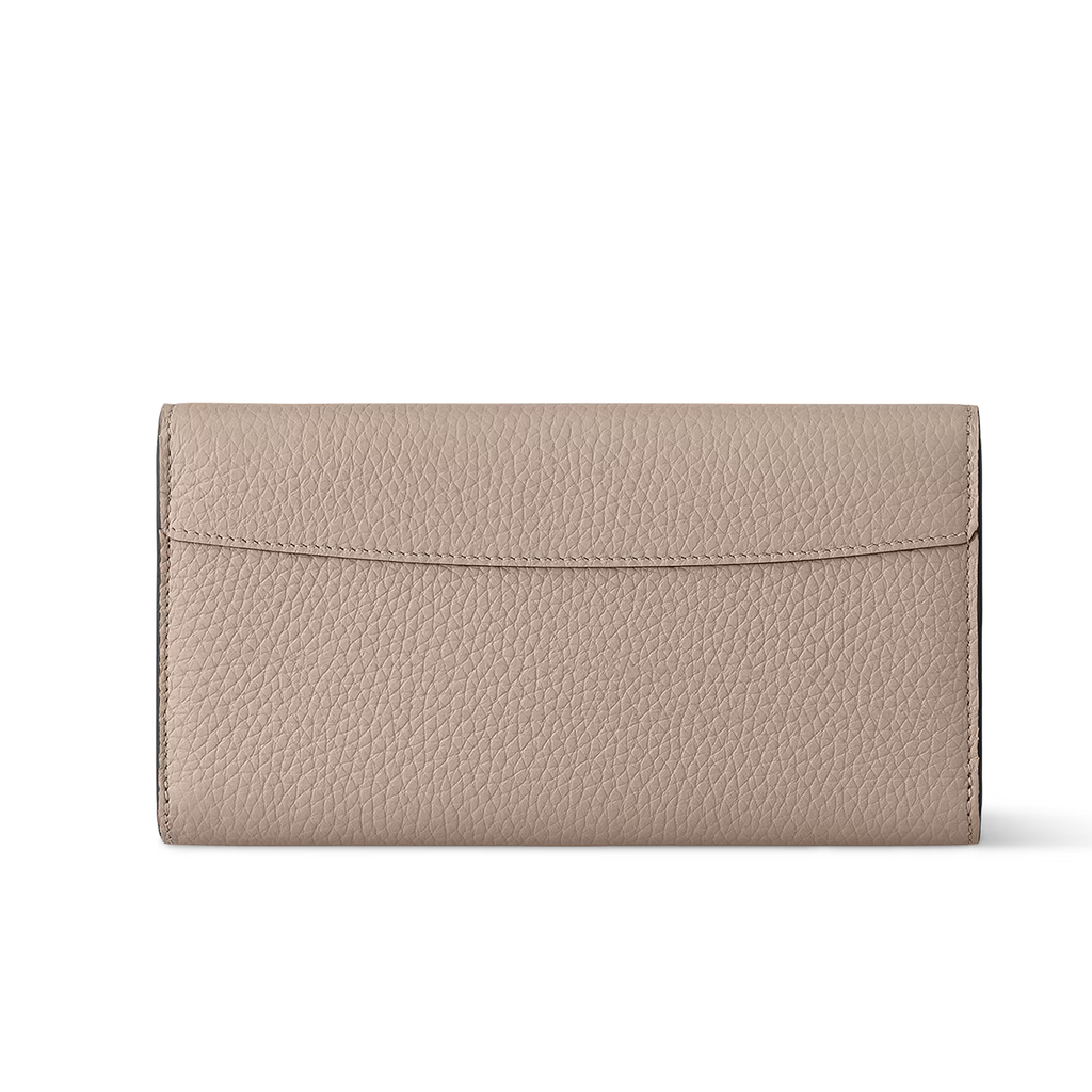 Louis Vuitton Taurillon Leather Capucines Wallet - Galet