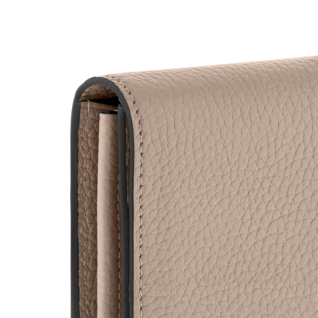 Louis Vuitton Taurillon Leather Capucines Wallet - Galet