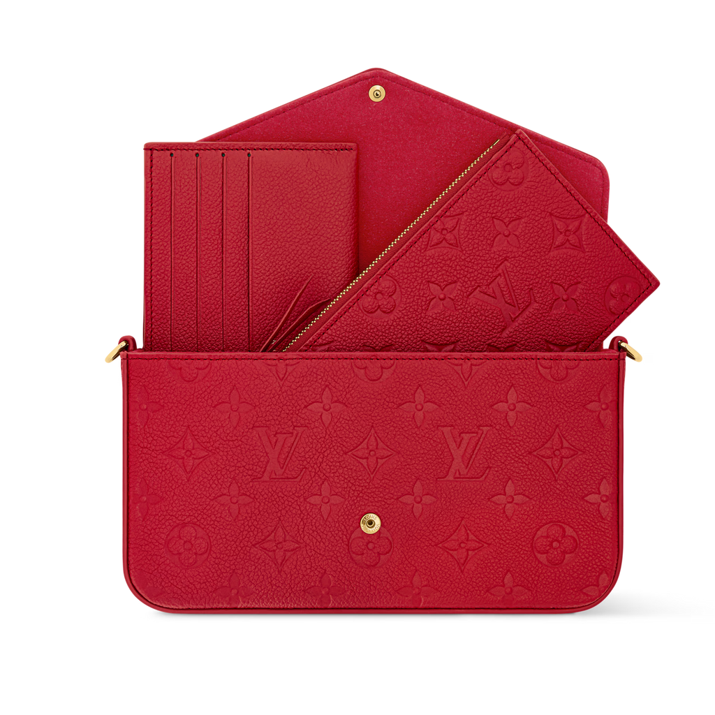 Louis Vuitton Pochette Félicie Crossbody Bag - Rouge Louis