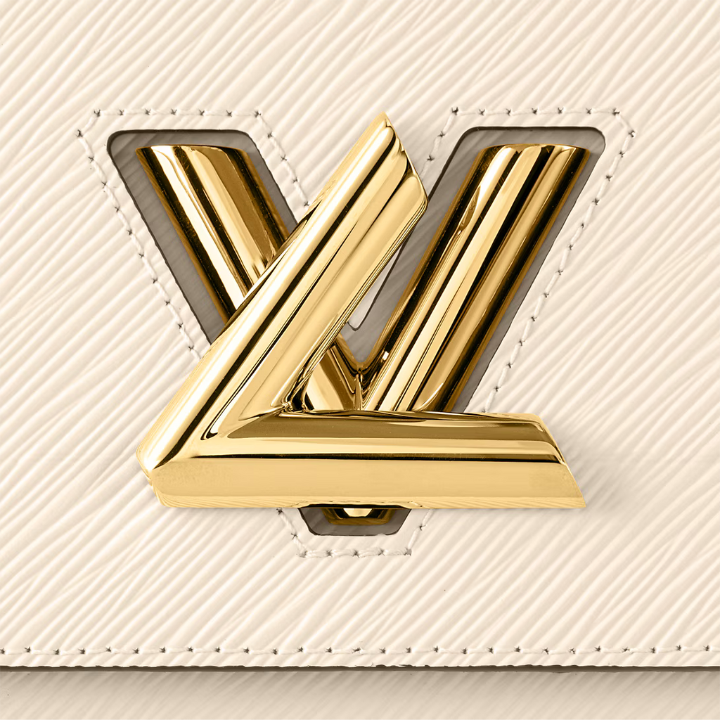 Louis Vuitton Twist MM Chain Bag - Quartz White