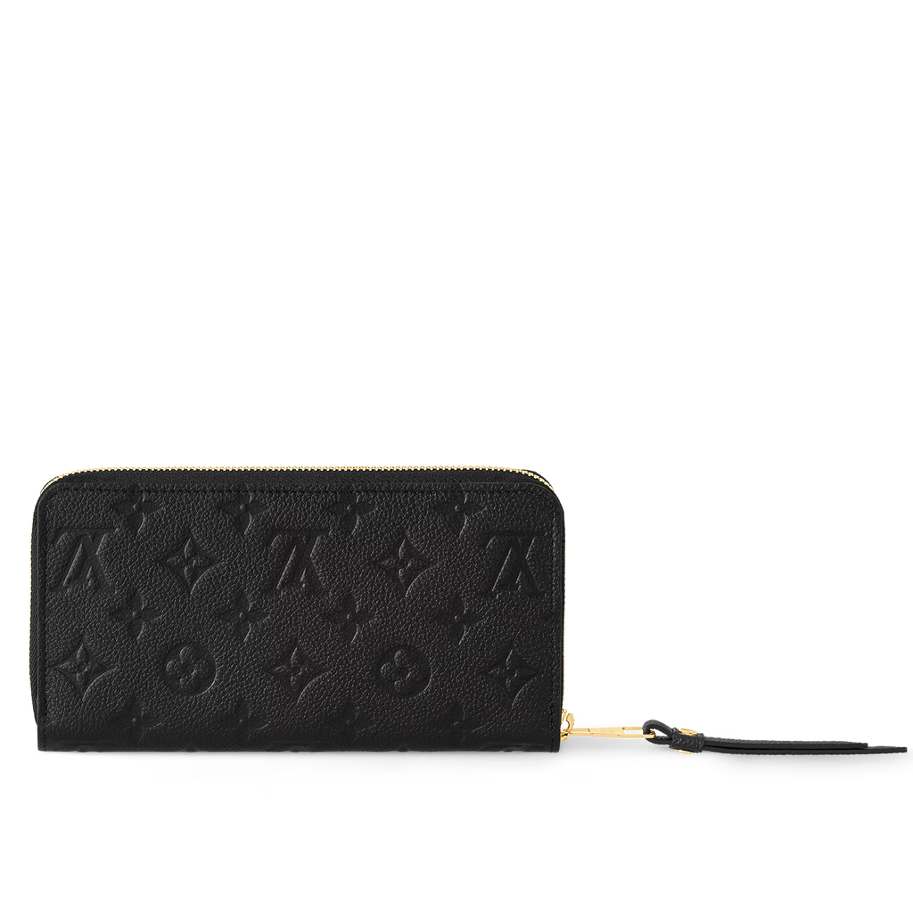 Louis Vuitton  Monogram Empreinte Zippy Wallet - Black