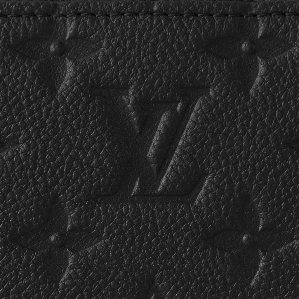 Louis Vuitton  Monogram Empreinte Zippy Wallet - Black
