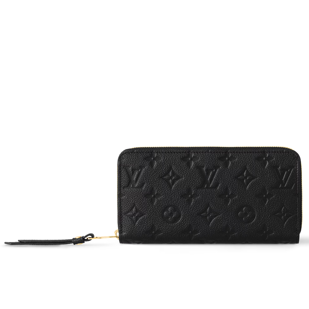 Louis Vuitton  Monogram Empreinte Zippy Wallet - Black